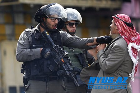 Qəzza sektorunda polislə toqquşmalarda 290 fələstinli xəsarət alıb