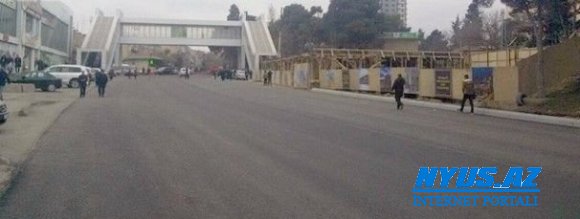 Binəqədidə yolu satıb yerinə obyekt tikdilər, o da çökdü - VİDEO