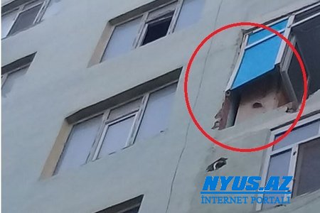 Gənclər şəhərciyindəki evdə partlayış - FOTOLAR