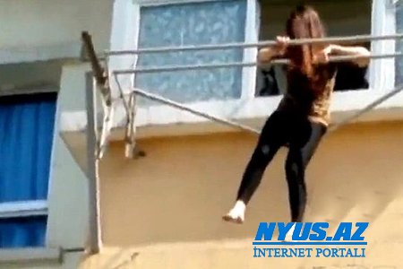 Arvadı intihar etmək istəyirdi, saçından tutdu