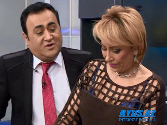 Transparan geyimdə efirə gələn əməkdar artistin alt paltarı göründü - FOTO