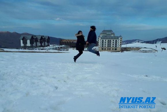 Xuramanın əri ilə romantik istirahəti - FOTO