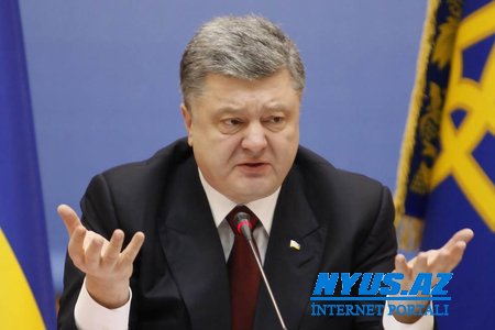 Poroşenko: Saakaşvilinin Ukraynada siyasətlə məşğul olmaq hüququ yoxdur