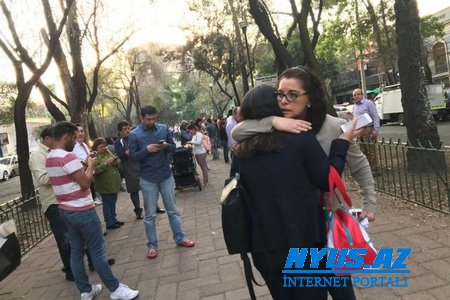 Meksikada 7,5 bal gücündə zəlzələ baş verib - Foto, video