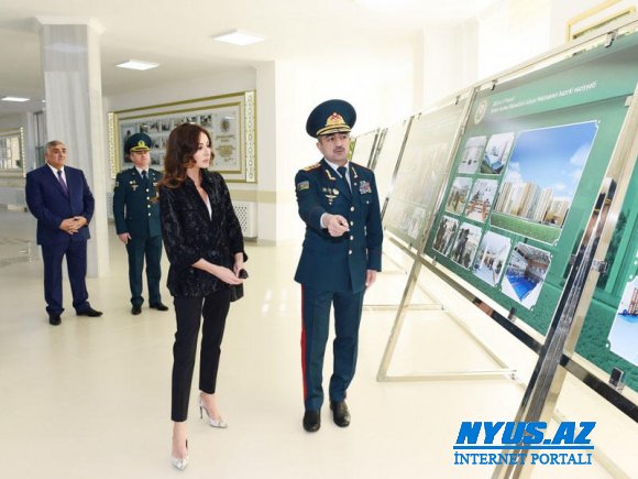 Birinci vitse-prezident Mehriban Əliyeva Dövlət Sərhəd Xidmətinin Xüsusi Məktəbinin yeni tədris korpusunun açılışında iştirak edib