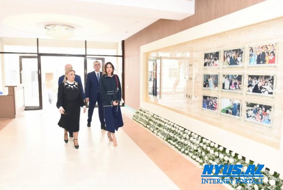 Birinci vitse-prezident Mehriban Əliyeva Səbail rayonunda 157 nömrəli uşaq bağçasının açılışında iştirak edib - FOTO