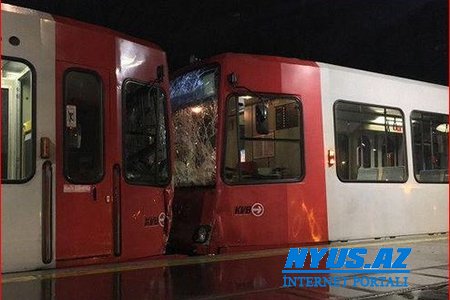 Almaniyada metro qatarları toqquşub: Çox sayda yaralı var