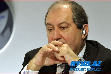 Ermənistan prezidenti Dağlıq Qarabağda vəziyyətin daha da gərginləşməyəcəyinə ümid edir