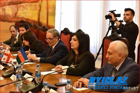 Azərbaycan və Gürcüstan parlamentləri arasında əlaqələrin inkişaf perspektivləri müzakirə olunub - Foto