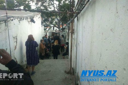 Bayıl qəsəbəsində yenidən sürüşmə olub - FOTO