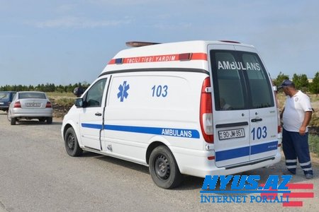 Lənkəranda iki avtomobil toqquşub, bir nəfər xəsarət alıb