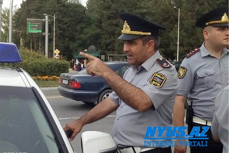 Baş Dövlət Yol Polis İdarəsi Mingəçevirdə reyd keçirib