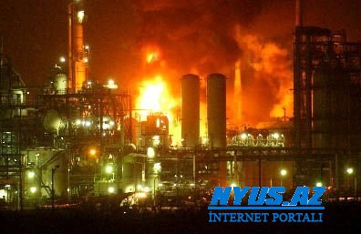 İranda neft emalı zavodunda yanğın olub - Video