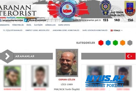 Türkiyədə daha bir PKK terrorçusu zərərsizləşdirildi