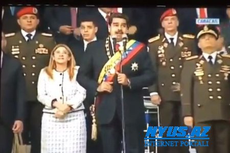 Venesuela prezidentinə qarşı sui-qəsd oldu - VİDEO