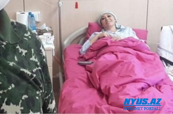 Xərçəngdən əziyyət çəkən Zülfiyyə xəstəxanadan şəkil paylaşdı: "Səni yox edəcəm" - FOTO