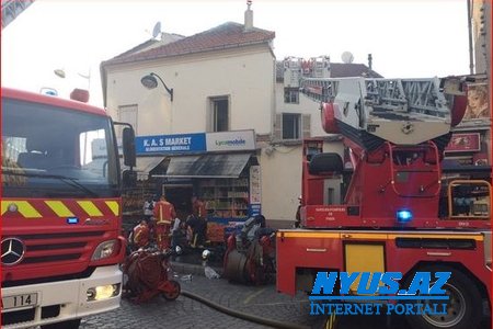 Fransada yanğın zamanı 22 nəfər xəsarət alıb