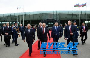 Vladimir Putinin Azərbaycana işgüzar səfəri başa çatıb