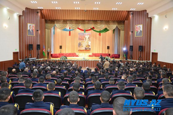 Silahlı Qüvvələrin Təlim və Tədris Mərkəzində "On beş illik prezidentlik dövrünün möhtəşəm salnaməsi" adlı tədbir keçirilib - FOTO