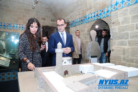 Heydər Əliyev Fondunun vitse-prezidenti Leyla Əliyeva "Şirvanşahlar irsi dünya muzeylərində" sərgisinin açılışında iştirak edib