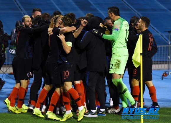UEFA Millətlər Liqası: Xorvatiya İspaniyaya qalib gəldi, Prosineçkinin komandası növbəti mərhələdə