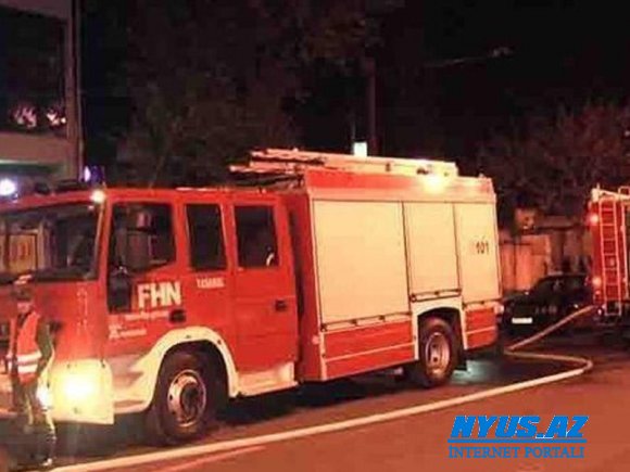 Bakıda məcburi köçkünlərin məskunlaşdığı binada yangın olub - YENİLƏNİB