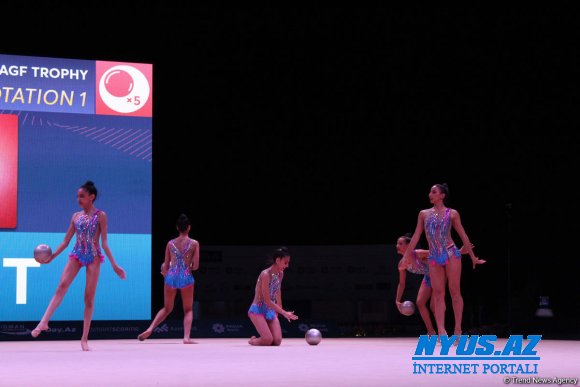 Bakıda bədii gimnastika üzrə Dünya Kubokunda qrup hərəkətlərində finala yüksələn komandalar məlum olub