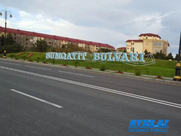 Sumqayıt Bulvarı genişləndirilir