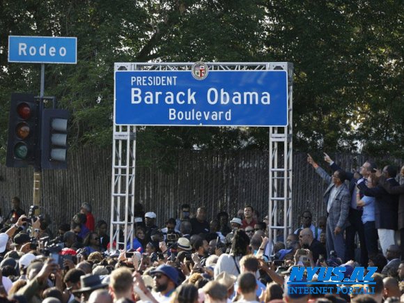 Los-Ancelesdə Barak Obamanın adını daşıyan küçə olacaq