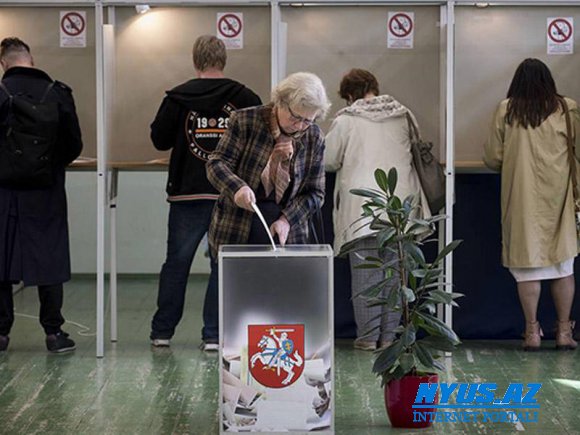 Litvada prezident seçkilərində seçicilərin 56,46 faizi iştirak edib