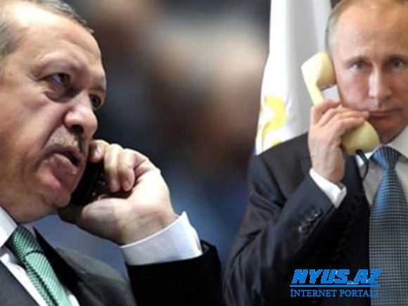 Putin və Ərdoğan arasında telefon danışığı baş tutub