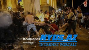 Gürcüstanda “rus inqilabı”: 240 nəfər xəsarət alıb