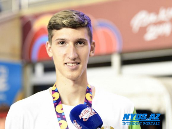 Belarus atleti Huptar Yahor: “EYOF 2019” mənim beynəlxalq yarışlarda debütümdür