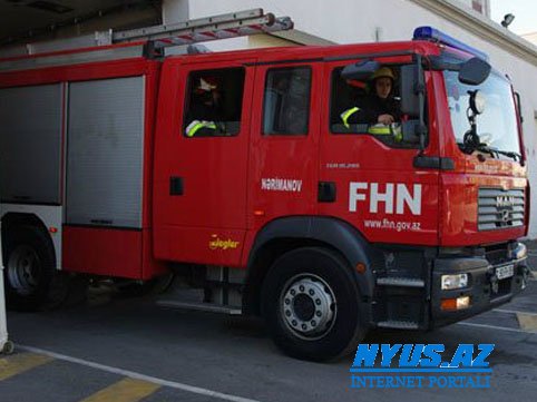 Bakıda yaşayış binasında təhlükə aradan qaldırıldı