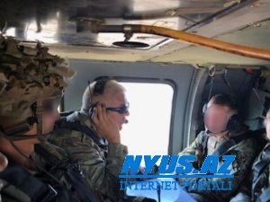 Türkiyə və ABŞ komandanları bir helikopterdə uçdular