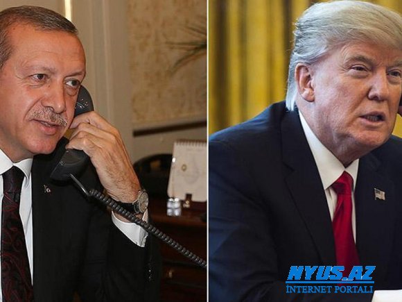 Ərdoğan və Tramp Suriyadakı son hadisələri müzakirə ediblər