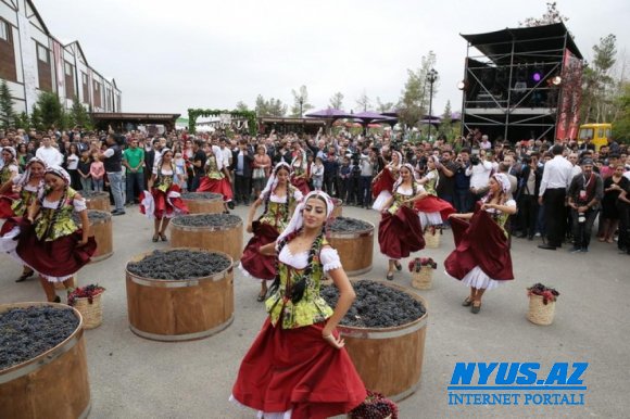 Şamaxıda I Azərbaycan Üzüm və Şərab Festivalının açılış mərasimi keçirilib