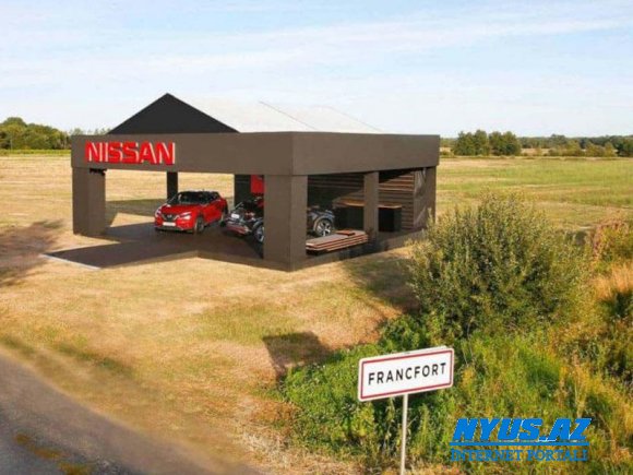 Nissan Frankfurt avtosalonu ilə məzələnmək qərarına gəlib
