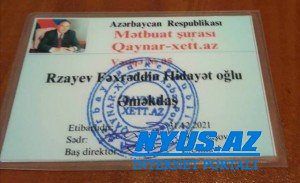Dələduzlar Amaşovun adından vəsiqə paylayır– “Aptek müdirinə 500 manata satıblar” (Fotolar)