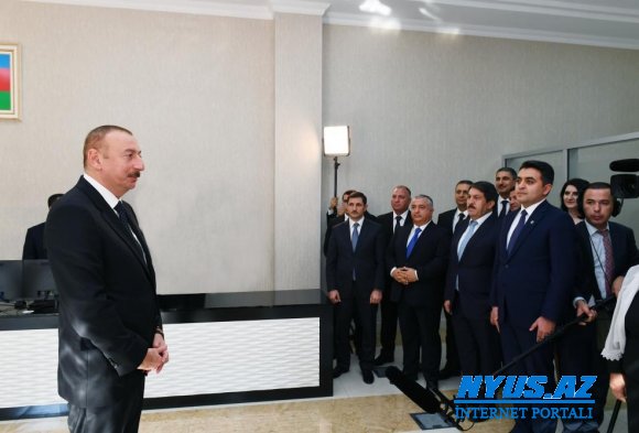 Prezident İlham Əliyev: Vətəndaşlara xidmət etmək bizim borcumuzdur