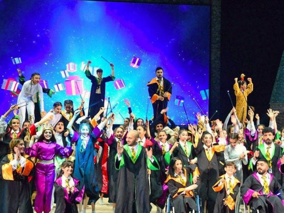 Milli Gimnastika Arenasında möhtəşəm Yeni il şousu təqdim edilib