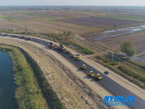 Ucar-Zərdab-Ağcabədi yolunun tikintisi bu ilin sonuna qədər yekunlaşacaq