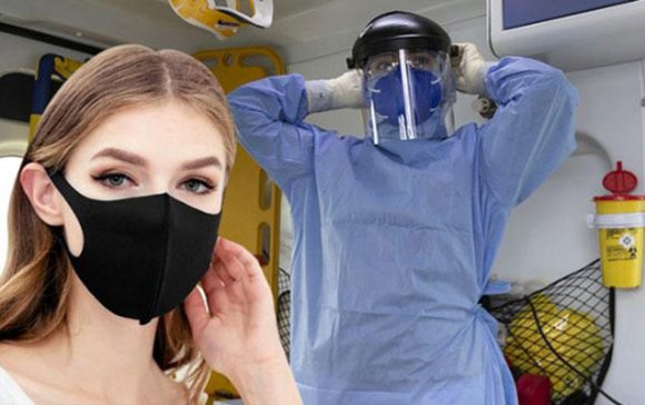 Maskaların bu hissəsində virus daha çox yaşayır