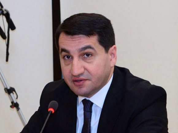 Hikmət Hacıyev: "Ermənistan aqressiv ritorikası ilə ATƏT Minsk qrupunun həmsədrlərinin fəaliyyətinə zərbə vurur"