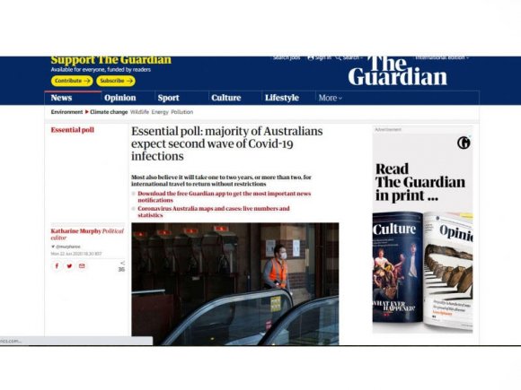 “Guardian”: Avstraliyalılar COVID-19-un ikinci dalğasını gözləyirlər