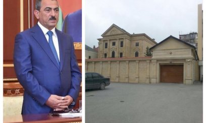 Qorxmaz Hüseynovun Prezident sarayını kölgədə qoyan villası — Bahalı mərmərlər, qızıl suyuna çəkilən divarlar... (FOTOLAR)