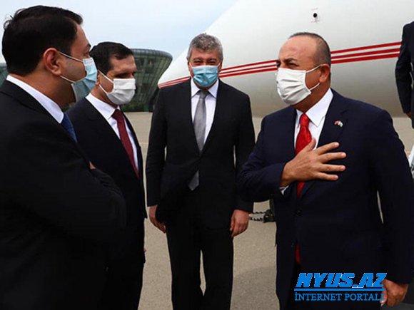 Çavuşoğlu Bakıda - FOTO