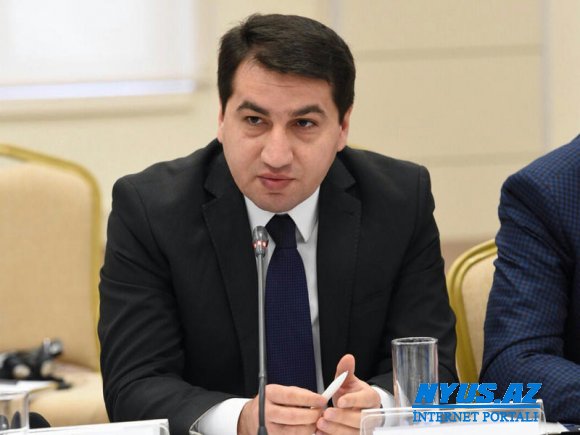 Hikmət Hacıyev: "Gəncə Ermənistanın dövlət terrorçuluğu və vandallığına qarşı müqavimətin rəmzidir"