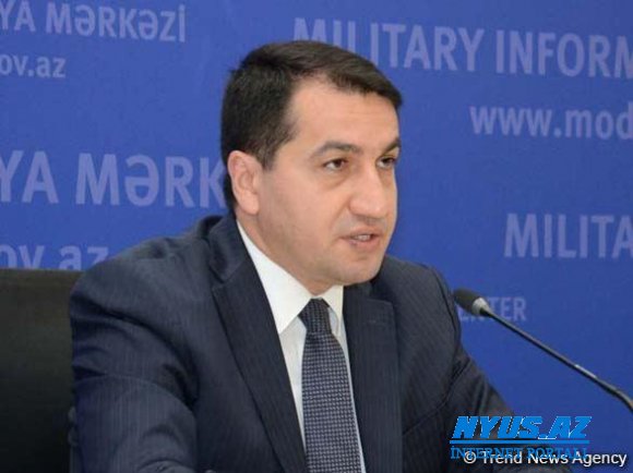 Hikmət Hacıyev: Ermənistanın müharibə cinayətləri törətmiş rəhbərliyini bir daha xəbərdar edirik