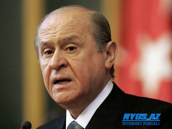 "Ermənilərə silah yardımı göstərmək ikiüzlülük və xainlikdir" - Devlet Bahçeli